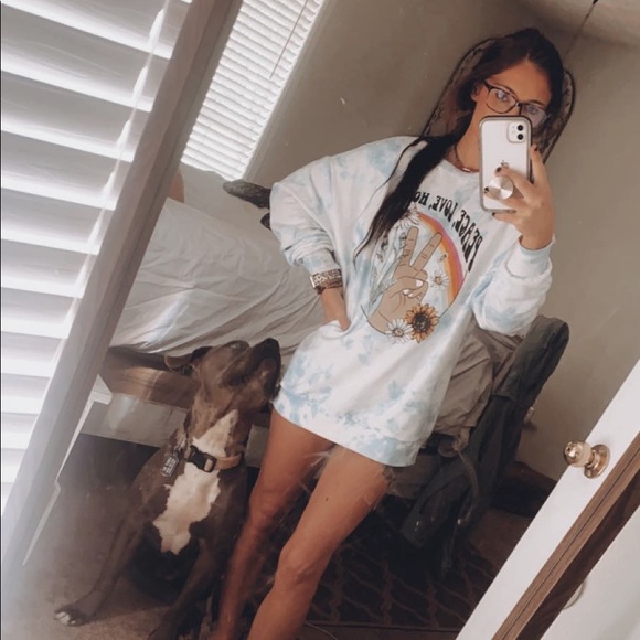 Small hippy oversized sweatshirt - Picture 2 of 2